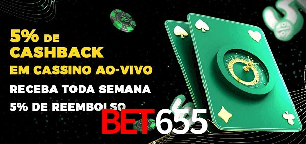 Promoções do cassino ao Vivo Bet655